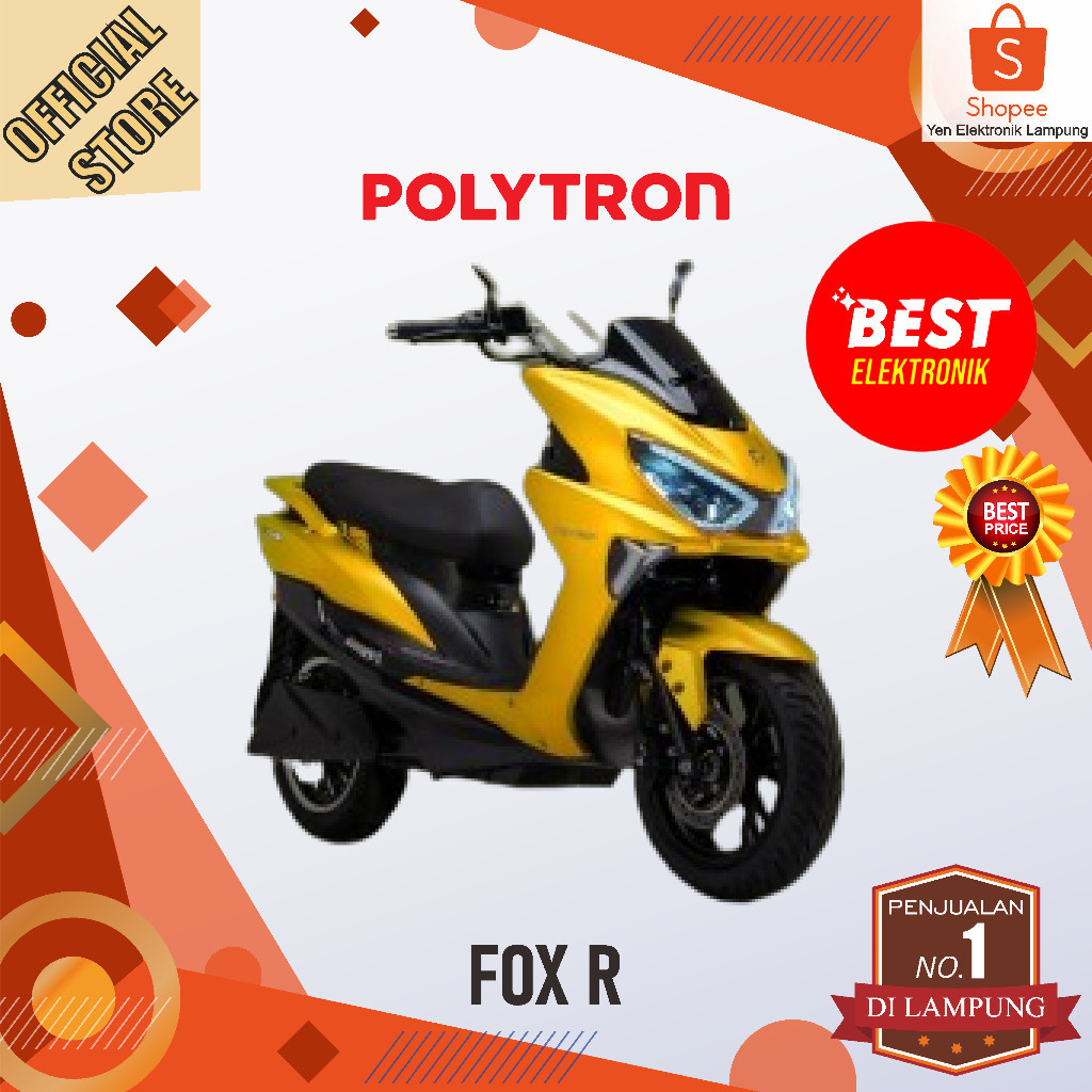 promo spesial ramadhan Motor Listrik POLYTRON Fox R Electric Sepeda