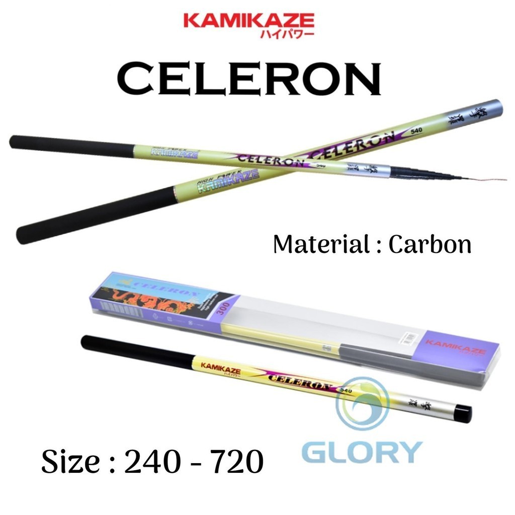 Kamikaze Celeron 360 Joran Tegek Ruas Panjang High Carbon Rod Action Medium Hard Tongkat Tangkai Pancing Tegeg Cocok Buat Mancing Sungai Ringan Super Kuat Murah Berkualitas Serta Gratis Ongkir