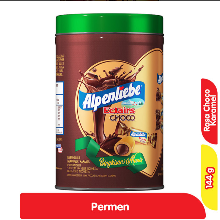 

ALPENLIEBE CHOCO ECLAIRS PERMEN 144gr