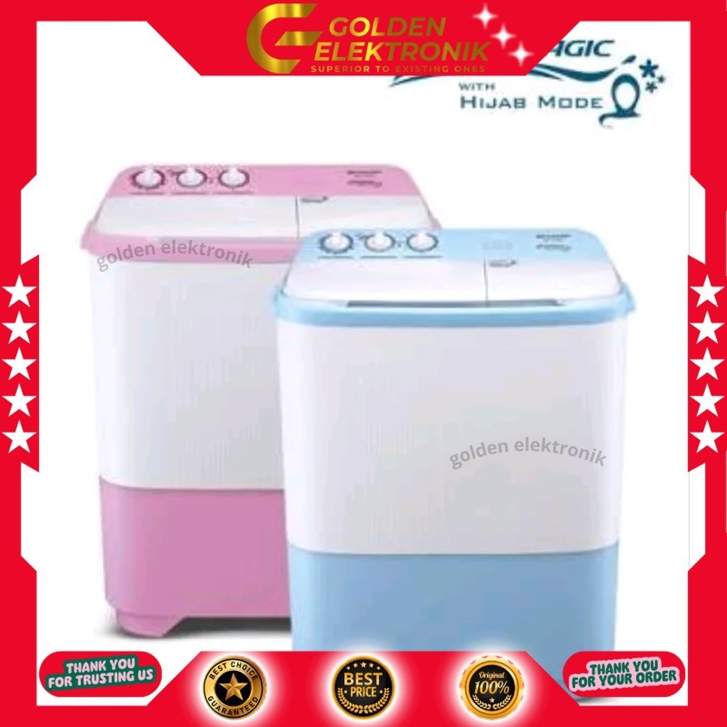 Mesin Cuci SHARP ES-T 79SJ 2 tabung ES-T79SJ 7Kg 79 SJ