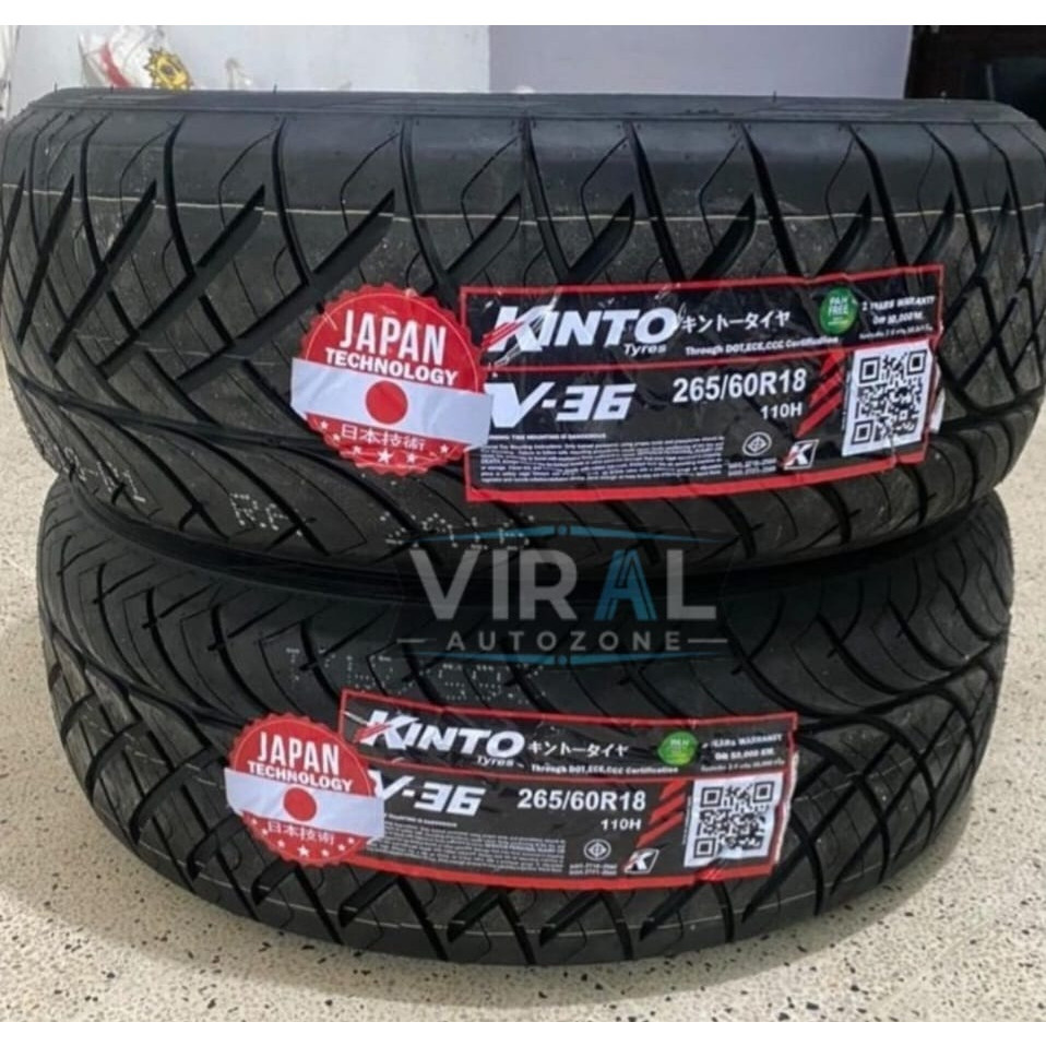 spesial diskon ramadan Ban Mobil R18 Tubles Ban Kinto 265/60 Pajero Fortuner Terlaris Viral