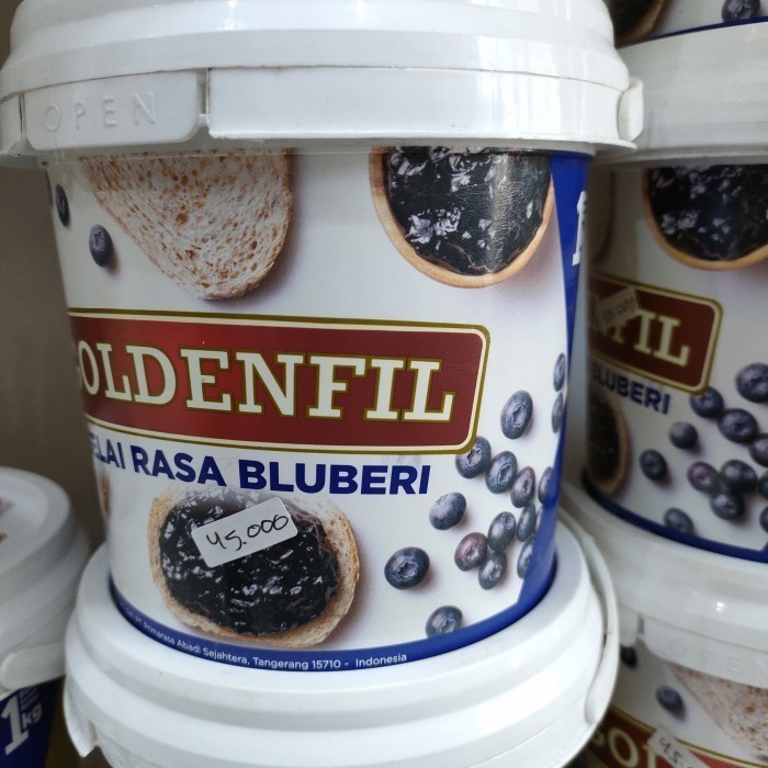 

Goldenfil Stawberry Blueberry Fruit Jam 1kg / Selai Stoberi Bluberi Rasa Buah I IKTIMAL SHOP ORI