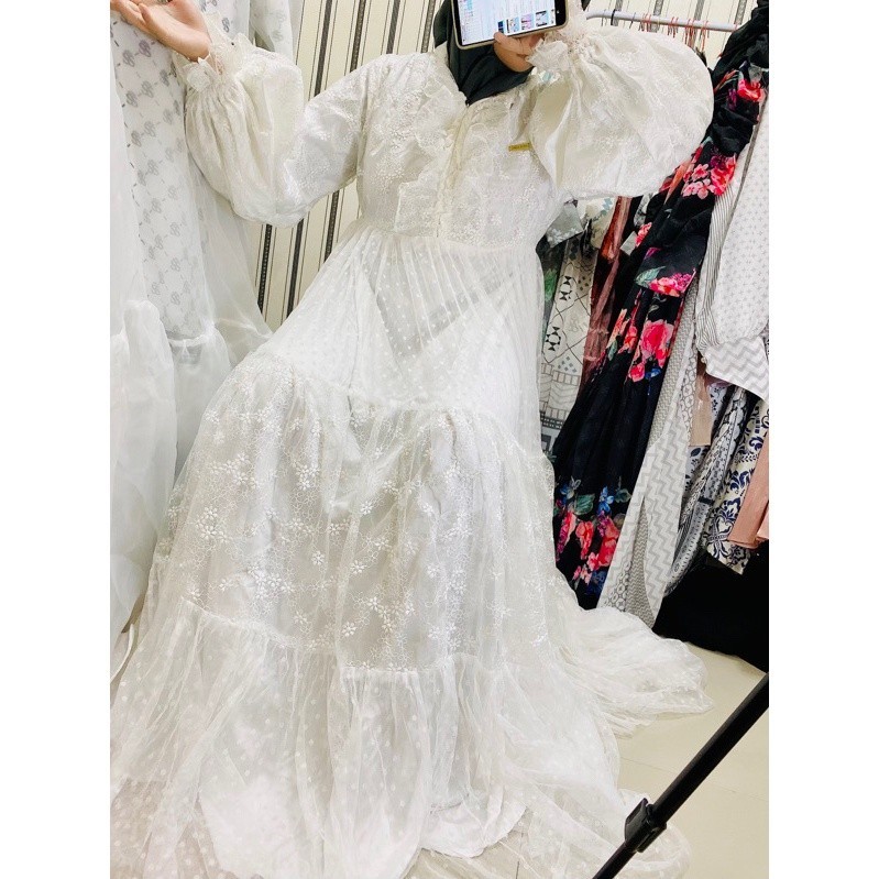 PROMO CUCI GUDANG FLASH SALE Gamis Mewah SHELLASAUKIA ORi Dijamin Amanah gamis dress ori shellasauki