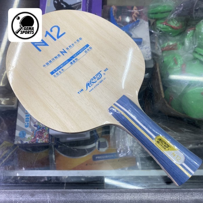 Kayu Bet Pingpong Tenis Meja YINHE N12 Offensive 5 Ply Pure Wood -MNB24