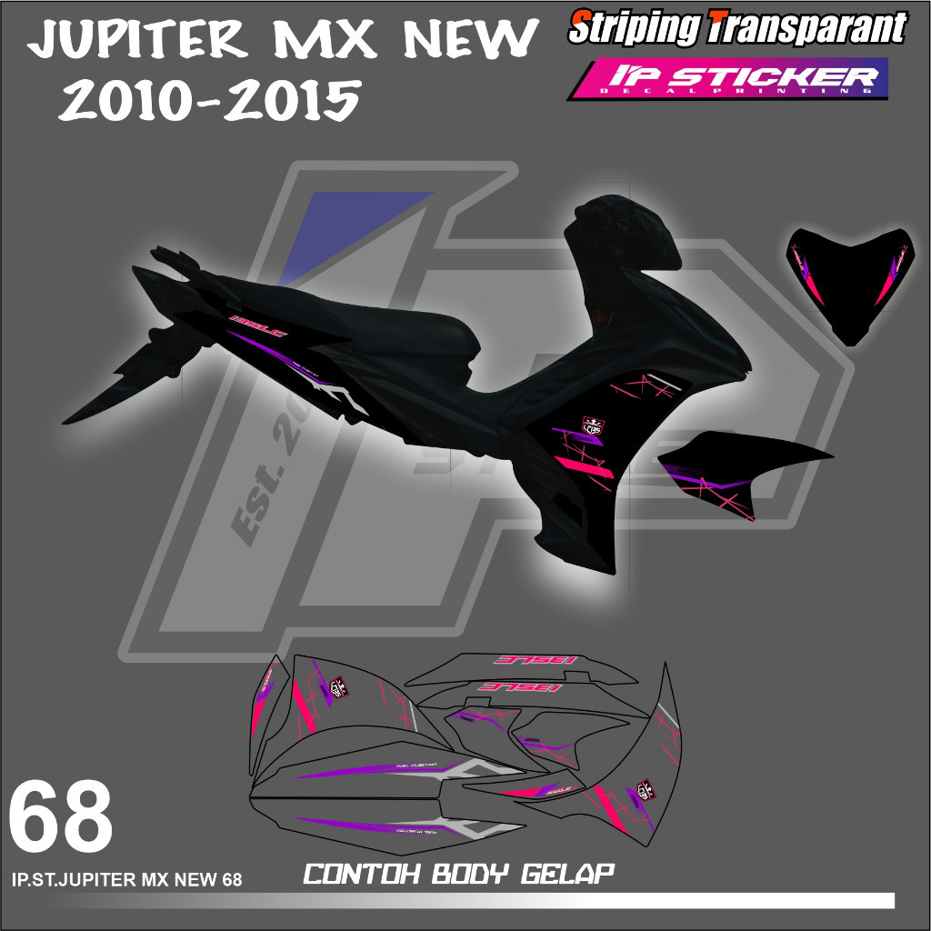 

JUPITER MX 135 NEW (COD) STIKER STRIPING MOTOR YAMAHA JUPITER MX NEW - STIKER LIST GRAFIK SIMPLE WARNA VARIASI DESAIN RACING HOLOGRAM DAN TRANSPARAN BISA COD KODE 68 motorcicle