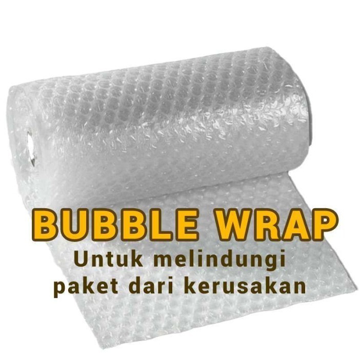 

Tambahan Bubble Wrap Packing Agar Paket Lebih Aman Sampai Ke Tujuan - 1 Lapis -LB24