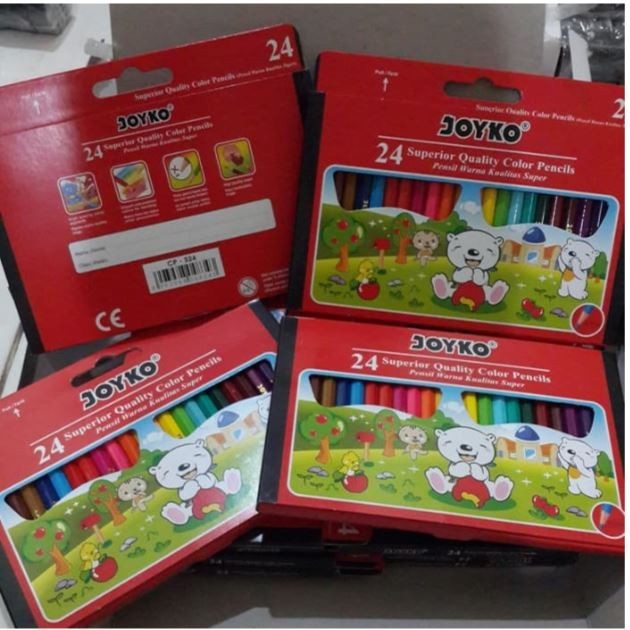 

Joyko Pensil Warna Pendek 24 Warna