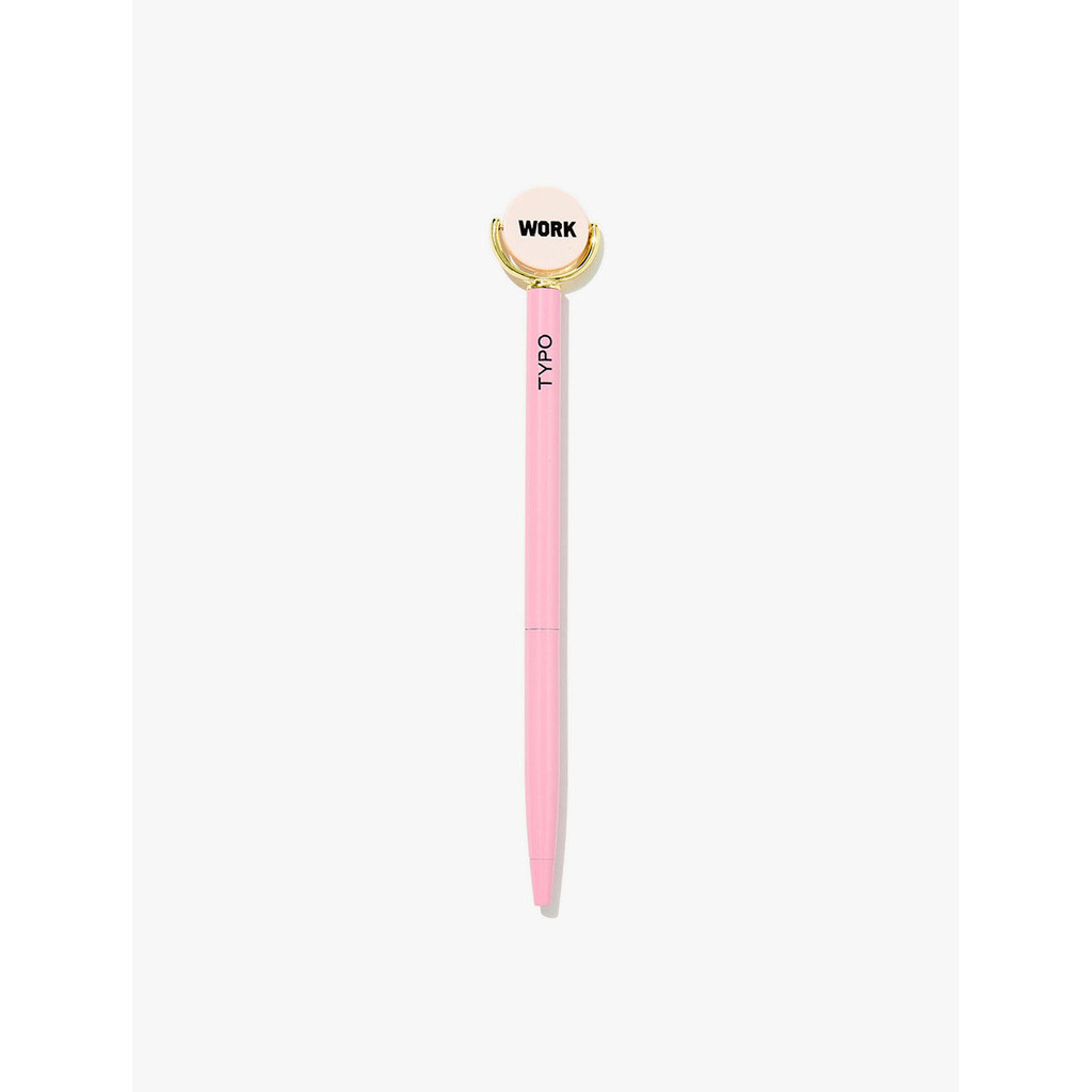 

Typo - Buku & Alat Tulis - Spin Top Pen - Pink Work Rest