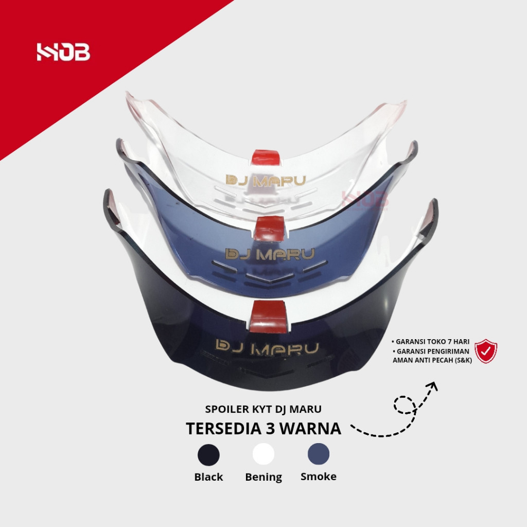 spoiler helm KYT DJ maru / SPOILER HELM KYT DJ MARU Variasi Helm - KYT DJ MARU AKSESORIS HELM SPOILE