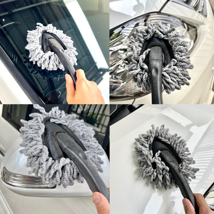 Kemoceng Kecil Microfiber - Halus & Lembut Car Duster Untuk Debu Tipis