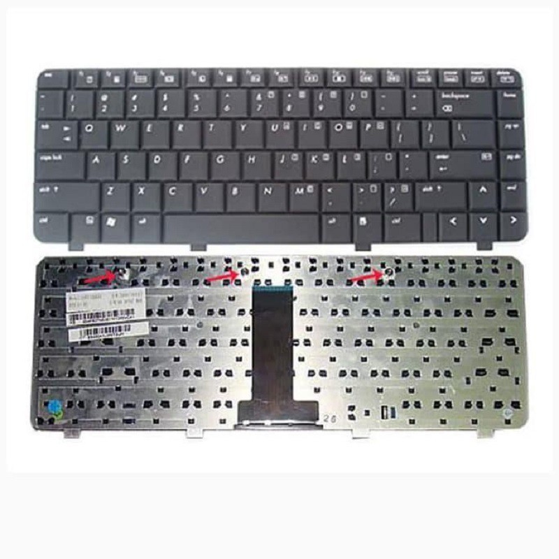 Keyboard HP Pavillion DV2000 DV2300 DV2500 Hitam
