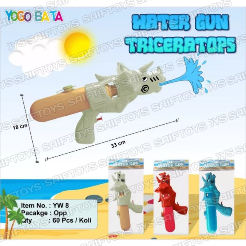 Mainan Anak Pistol Air Badak / Mainan Anak Pistol Water Gun / Mainan Pistol Air