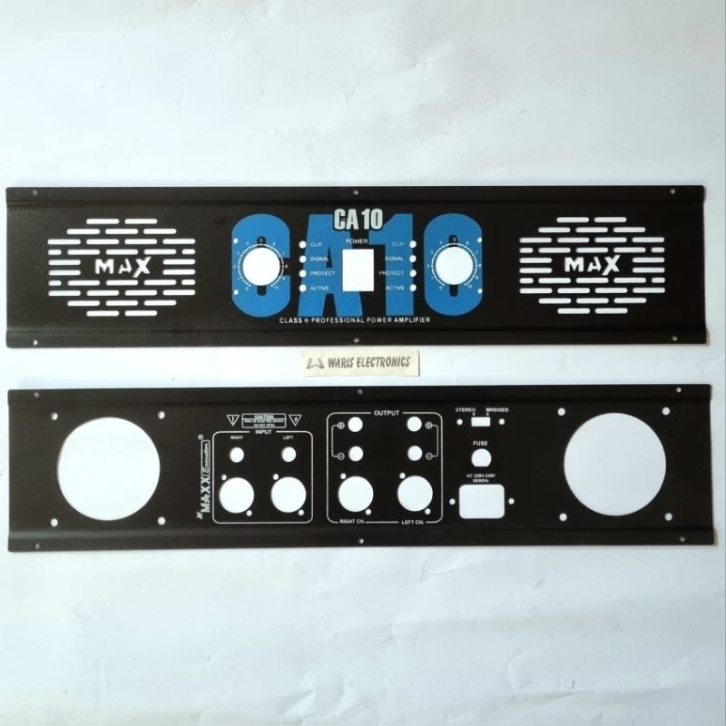 Plat CA 10 Panel Ca10 Depan Belakang Panel Amplifier