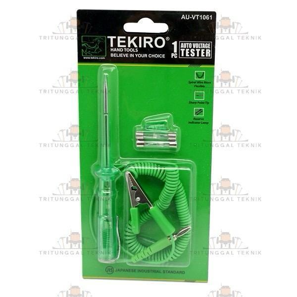 Tekiro Auto Voltage Tester Tespen DC Tekiro Kabel 12v Tespen Aki Mobil Motor Alat Obeng Tespen Origi