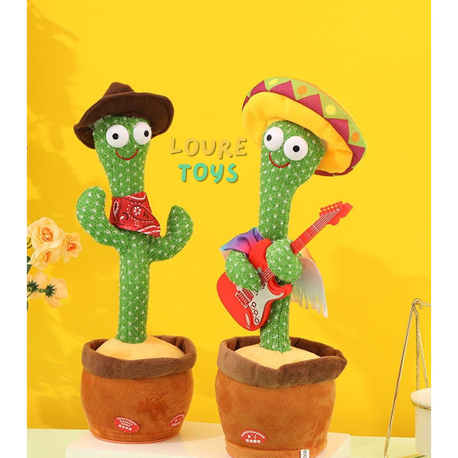 Mainan Kaktus Peniru Suara - Mainan Kaktus Dancing - Kaktus Menari