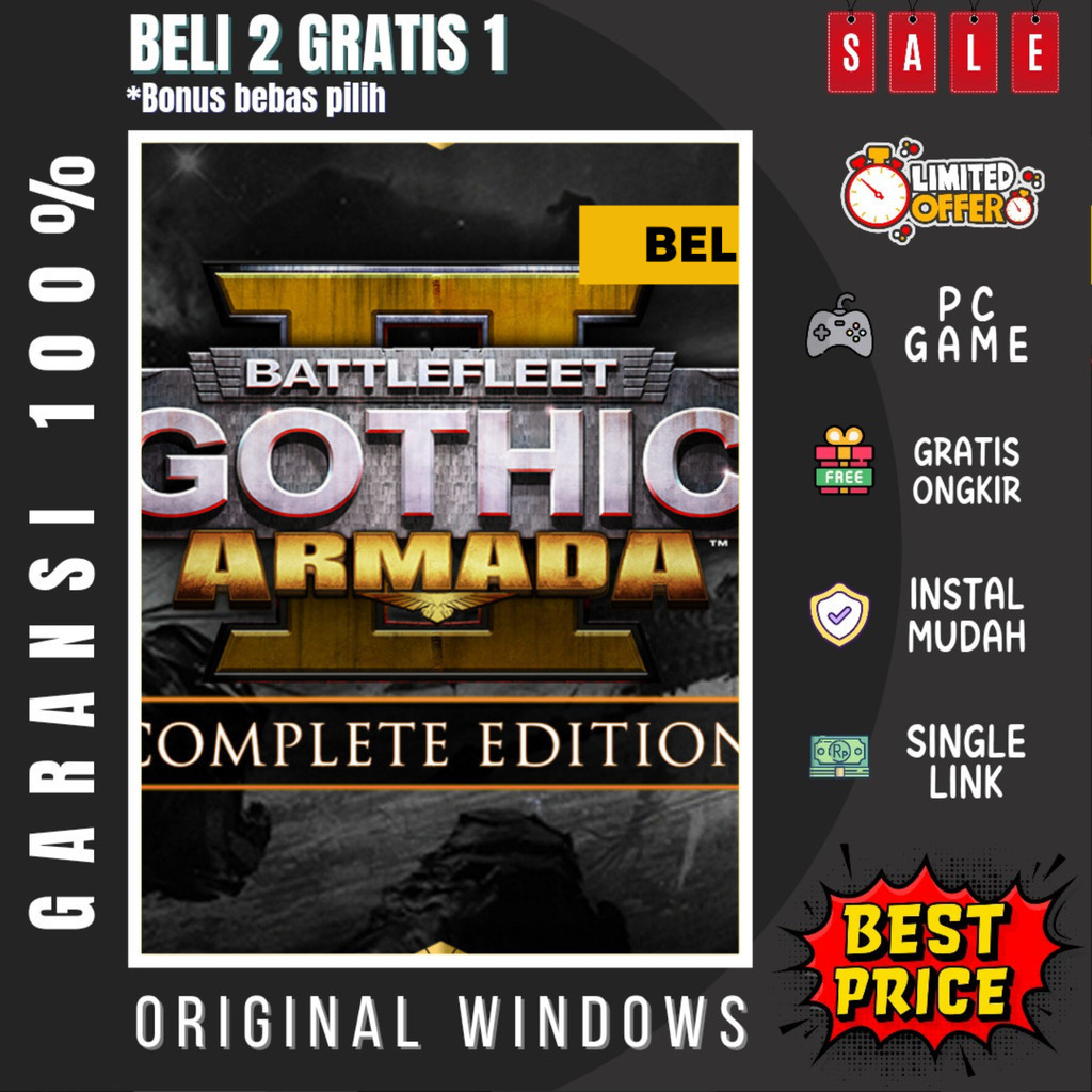 BATTLEFLEET GOTHIC ARMADA 2 COMPLETE EDITION - GAME PC - GAME LAPTOP - PC GAMES - BELI 2 GRATIS 1 - 