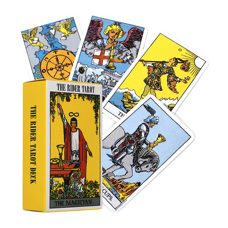 

Rider Waite Tarot Cards Classic Tarot Spanish English Version Knight Waiter Divination Fate Forecasting Prophecy THE MAGICIAN