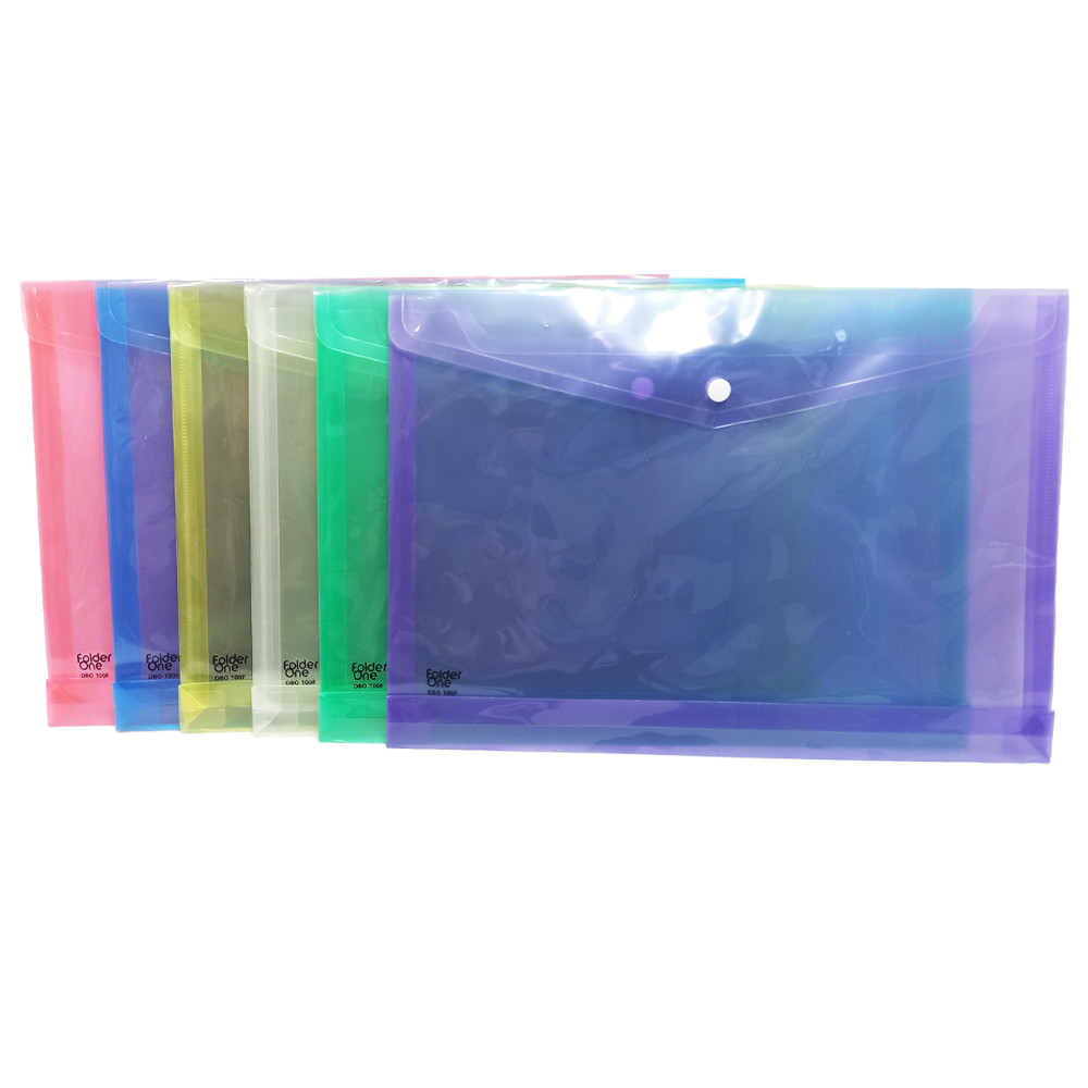 

FOLDER ONE - Map Kancing Plastik Ukuran Folio - Pcs