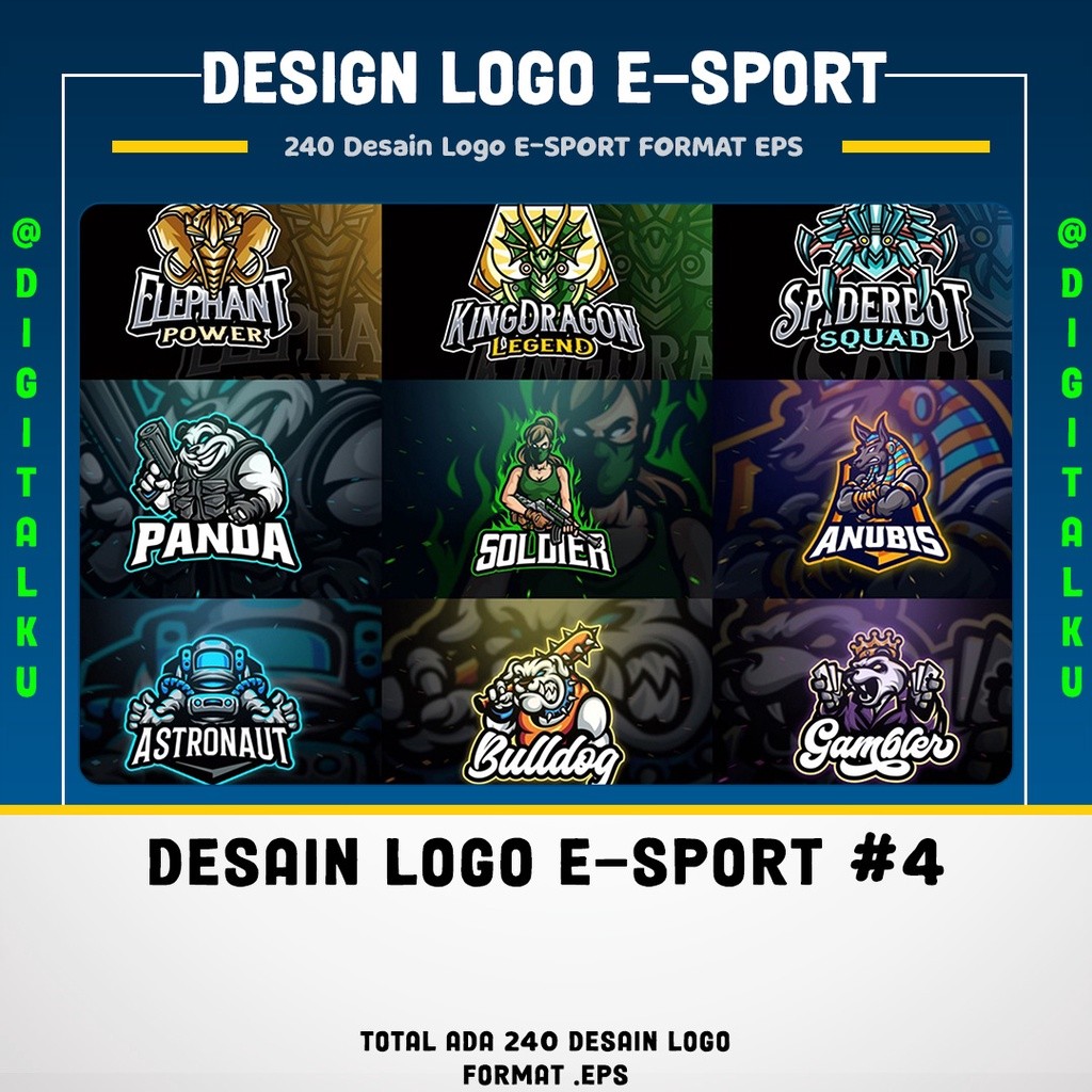 DESAIN LOGO E-SPORT #4