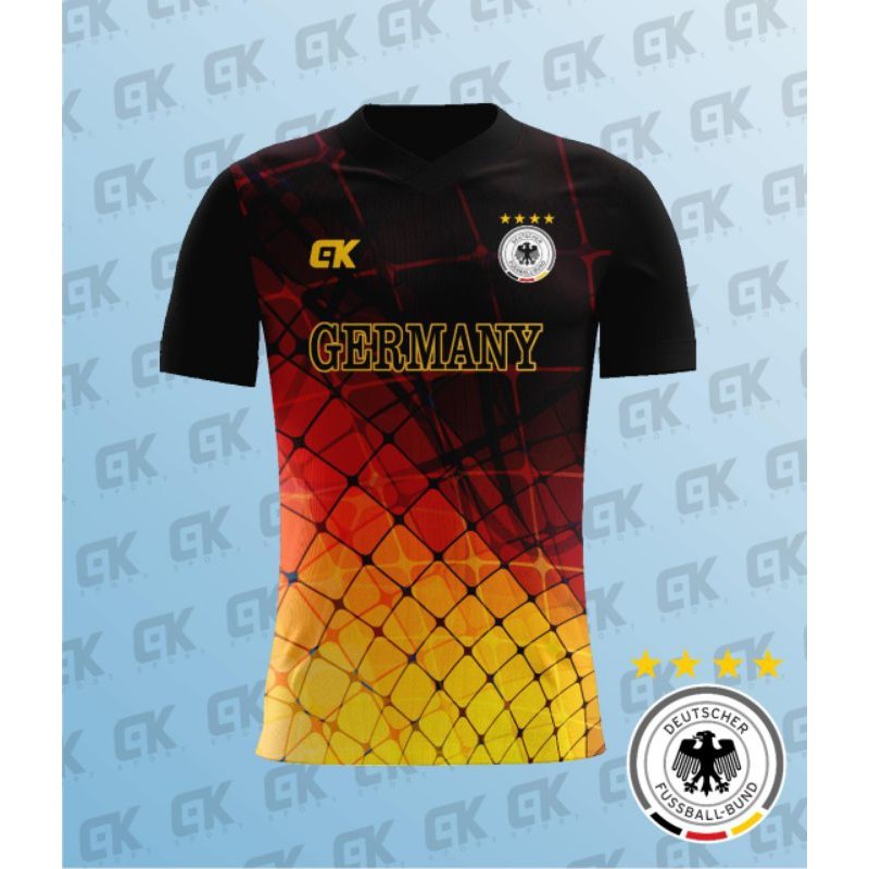BAJU BOLA KAOS OLAHRAGA JERMAN  PRINTING