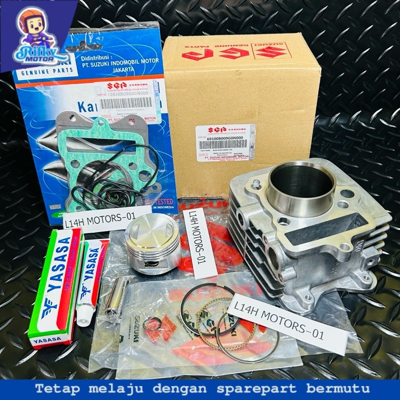 Blok seher+Topset+Lem Suzuki Smash 110/Smash Lama 110cc/Smash new