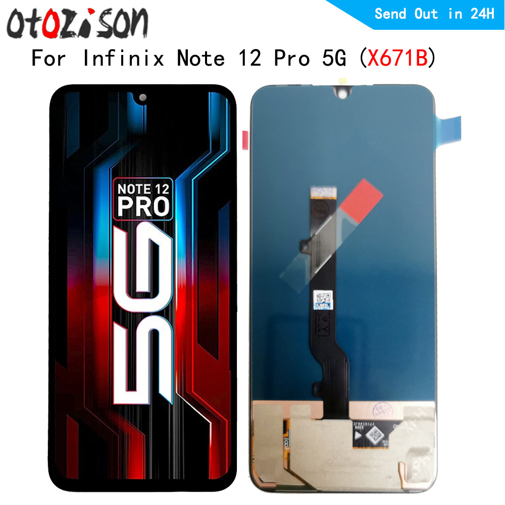 X671B LCD 6.7" Amoled Screen For Infinix Note 12 Pro 5G X671B LCD Display Touch Panel Screen Digitiz