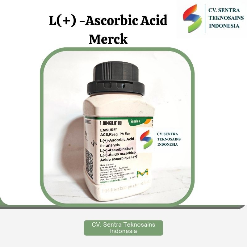 Ascorbic Acid Merck/Askorbik Acid/Asam Askorbat/Vitamin C/Vit C