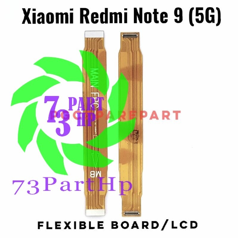 Original Flexible Konektor Board ke Charger Xiaomi Redmi Note 9 5G - Fleksibel Fleksible Flexibel Co