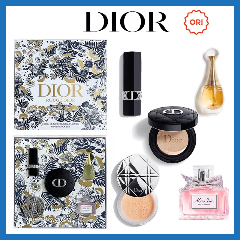 [COD] Dior 5-Piece Set / Dior Gift Set / Dior Lipstick Dior Lipstik Dior Parfum Dior Cushion Dior Lo