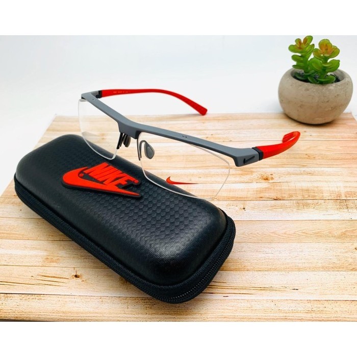 Kacamata / Frame Sporty NIKE HALF 7071 Sport Pria - HITAM.