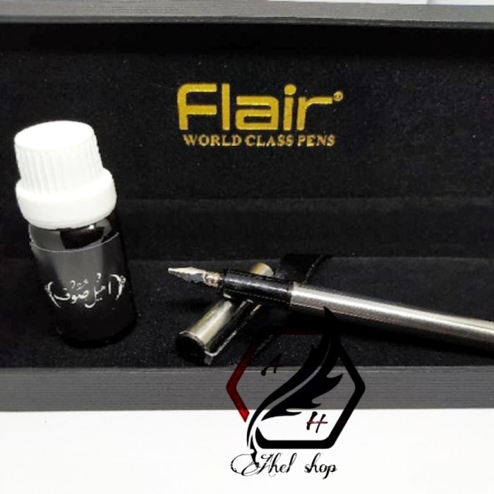 

PROMO!! -pilot fountain pen satu set kalam kaligrafi pena nib 1Mm tinta dollar - silver, tinta dollar