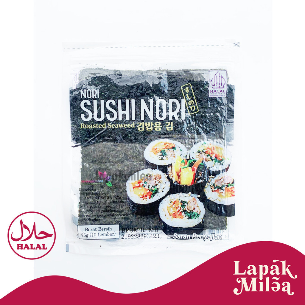 

Sushi Nori HALAL Seaweed Rumput Laut Sushi Untuk Kimbab/ Gimbab