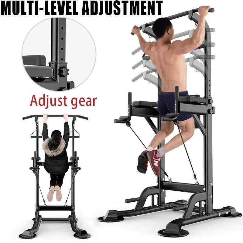 R4ja_Sport Fitness Station Pull Up Bar Body Building Rig Home Gym