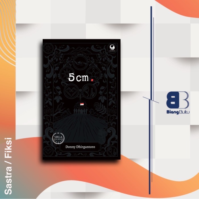 Buku Novel 5 cm - Donny Dhirgantoro Ori Grasindo Gramedia