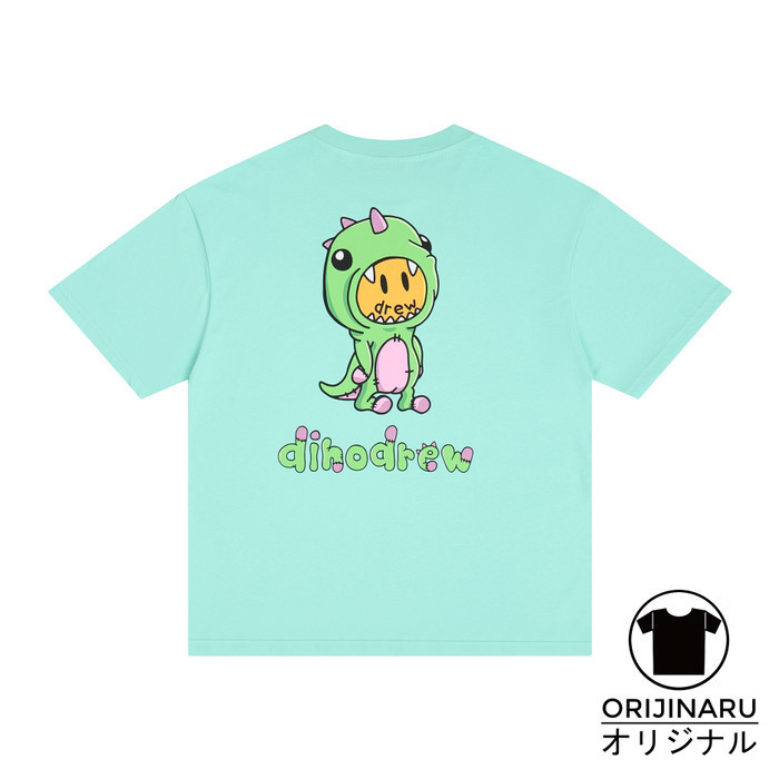 Tshirt Drew Dino Green Tee Drew House Baju Kaos Branded Pria ドリューハウス
