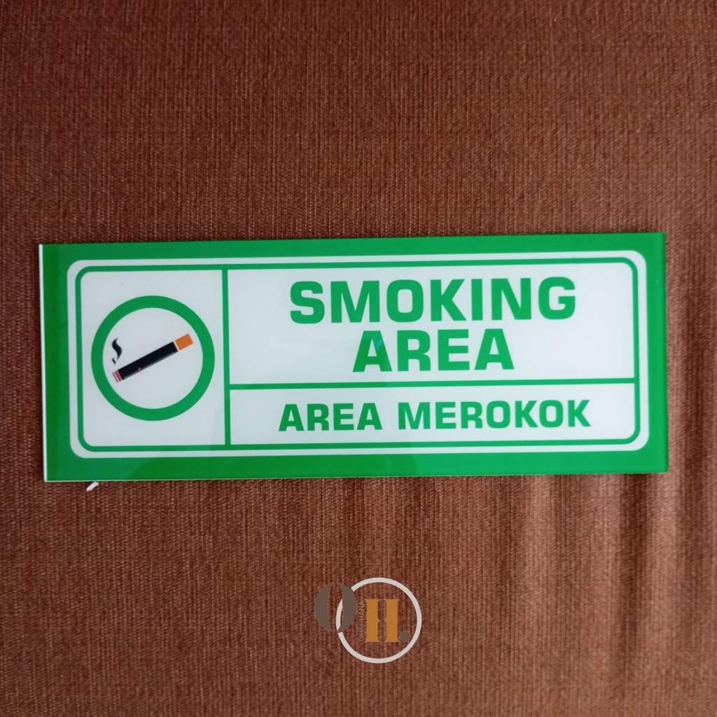 

Akrilik Area Merokok - Akrilik Smoking Area - Akrilik Kawasan merokok