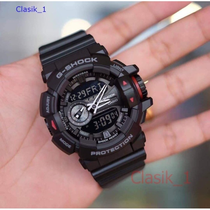 Original 100% Casio G-Shock GA-400-1BDR - Jam Tangan Pria  Garansi Resmi 2 tahun