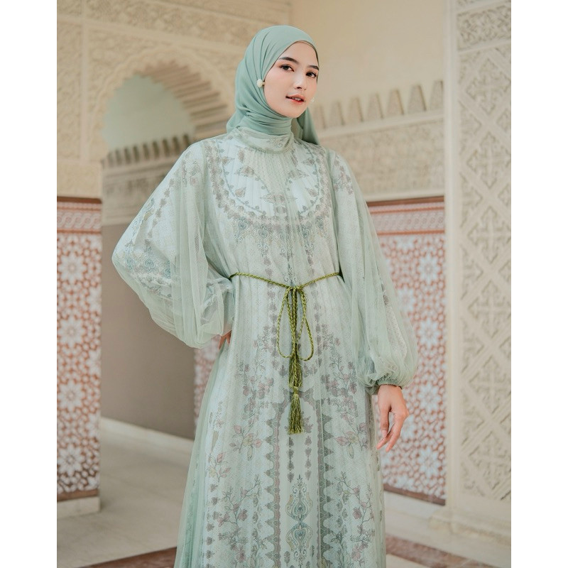 FAHIRA DRESS | SET GAMIS KEKINIAN | BAJU PESTA MEWAH | GAMIS ETNIK | GAMIS GIES BUTIK