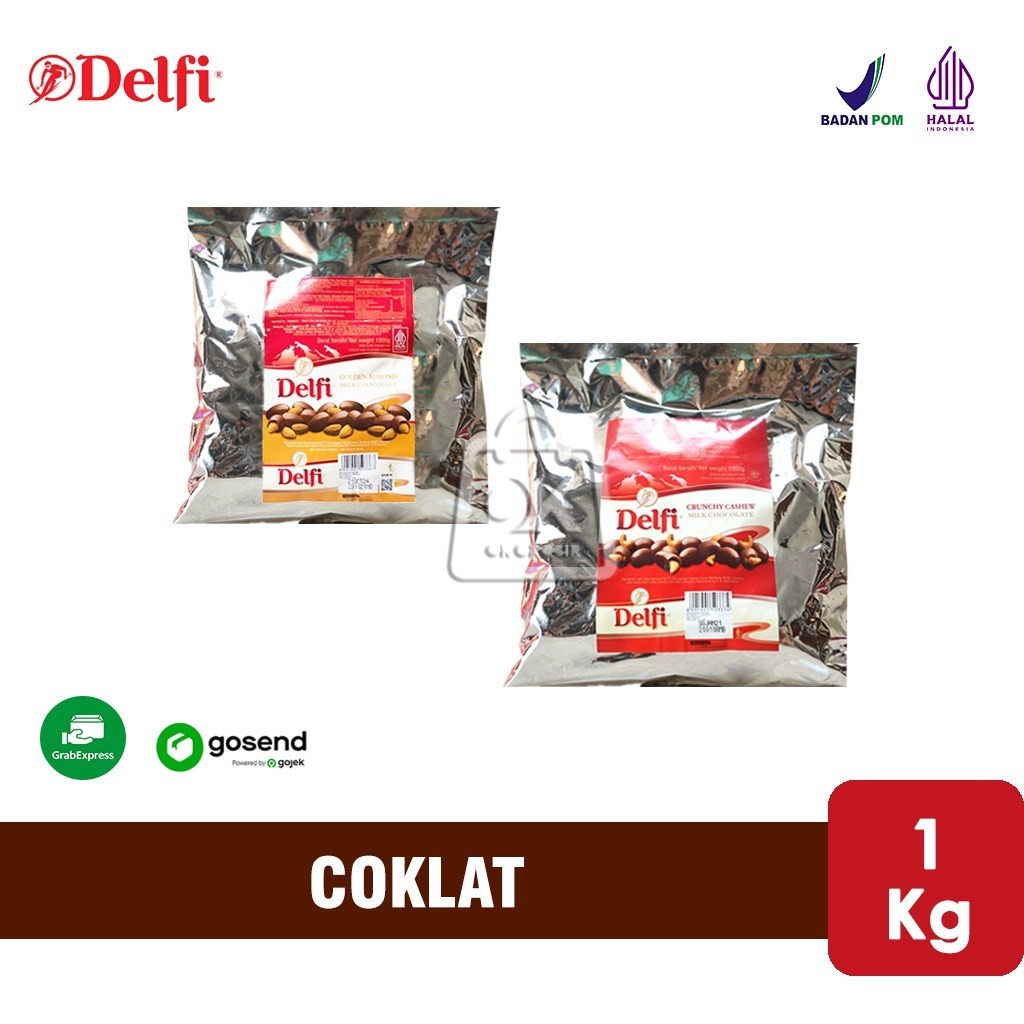 

Coklat Delfi Golden Almond / Crunchy Cashew 1 Kg (KHUSUS INSTANT)