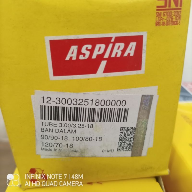 ban dalam 300/325-18 aspira velg 18