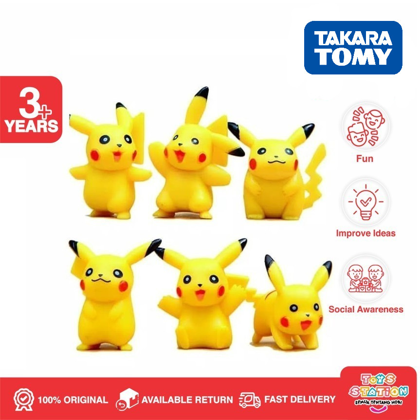 Takara Tomy Action Figure Pokemon Pikachu