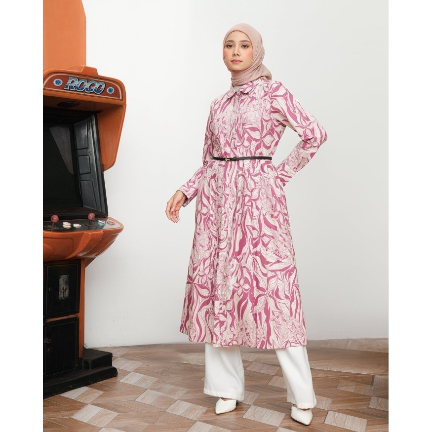 Geulis.id JENNETE MIDI DRESS 3 warna Dress - MAGENTA, XS