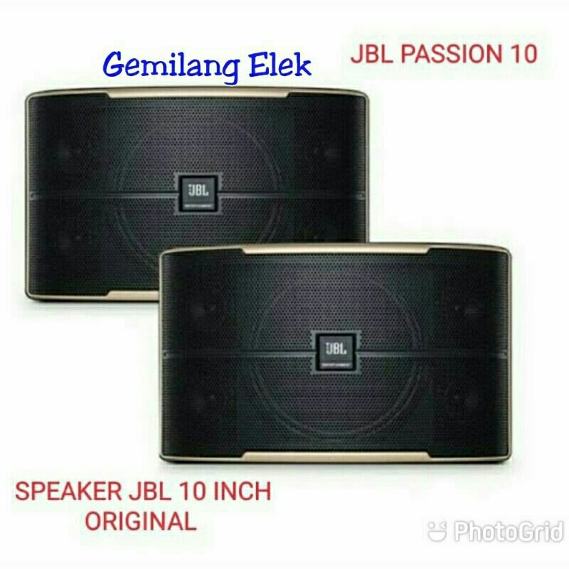 SPESIAL PROMO Speaker Karaoke JBL Pasion 10 ( 10 inch ) Original