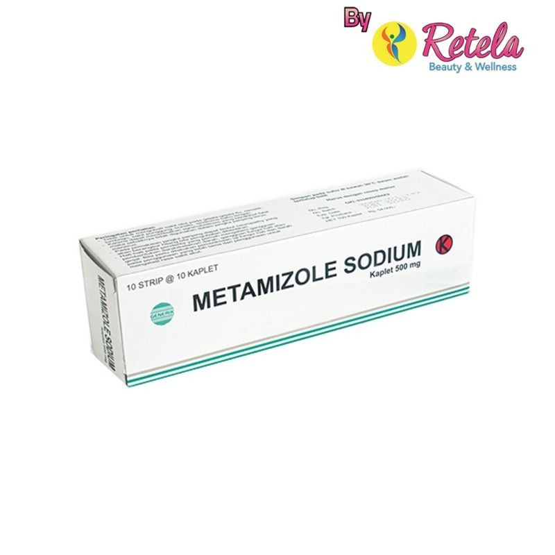 Metamizole Sodium 500 mg 1 Strip 10 Tablet