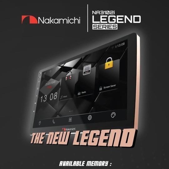 Head Unit Android Nakamichi LEGEND NA3102i