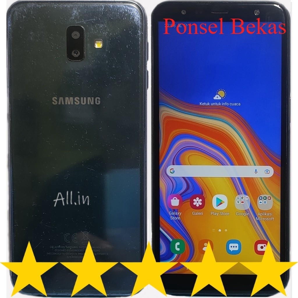 Samsung Galaxy J610F/ J6 Plus. Bekas Saiap Pakai Full Bonus Bisa Langsung Digunkan