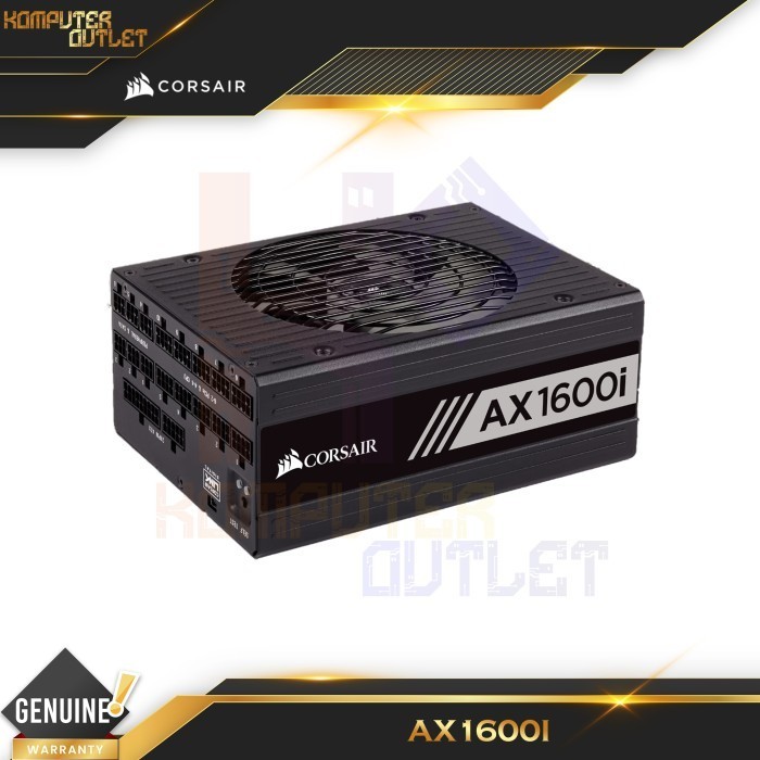 CORSAIR PSU 1600 WATT AXI SERIES 80+ TITANIUM FULL MODULAR AX1600I
