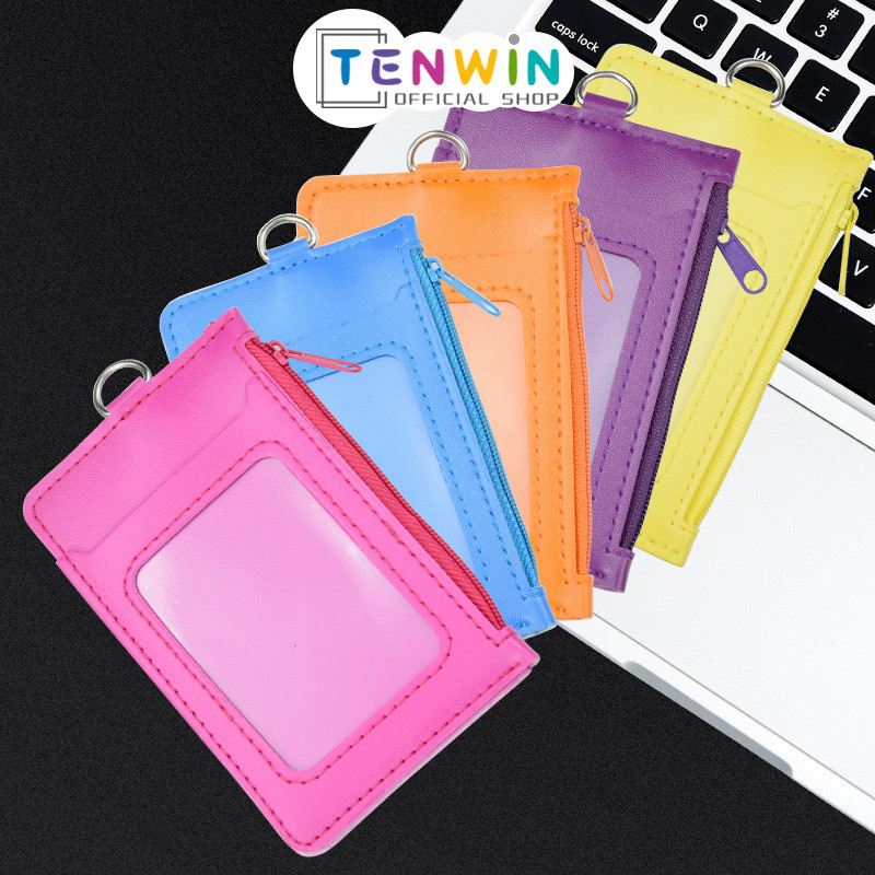 

Casing ID Card Name Tag holder Kulit Sintetis 2 Sisi - Tenwin