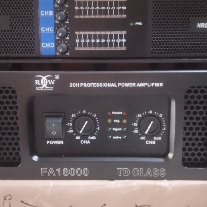 power Amplifier RDW FA18000 FA 18000 class TD 2 channel ORIGINAL