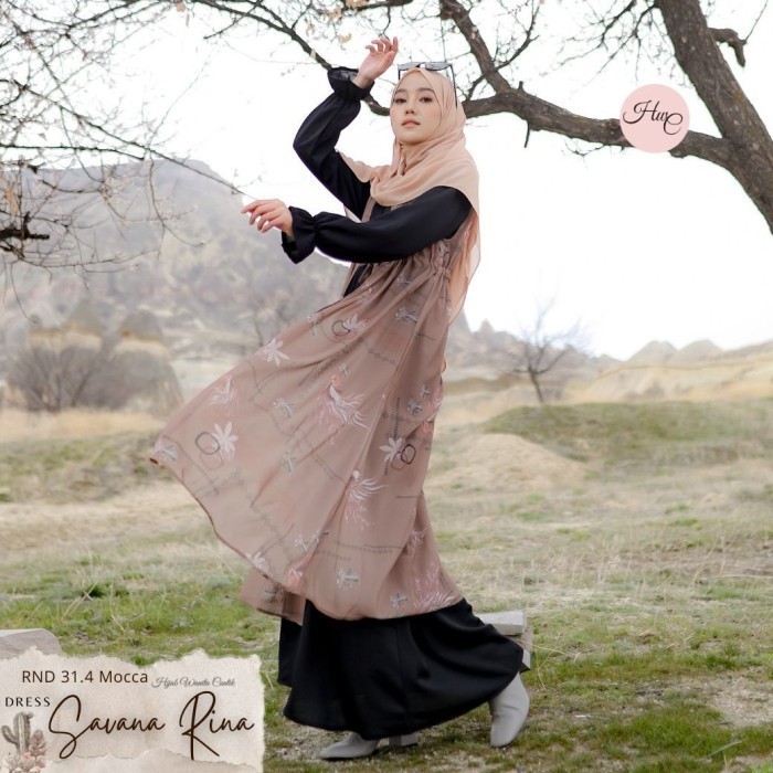 Hijabwanitacantik - Savana Rina Dress | Dress | Pakaian Muslim | Gamis - Lilac